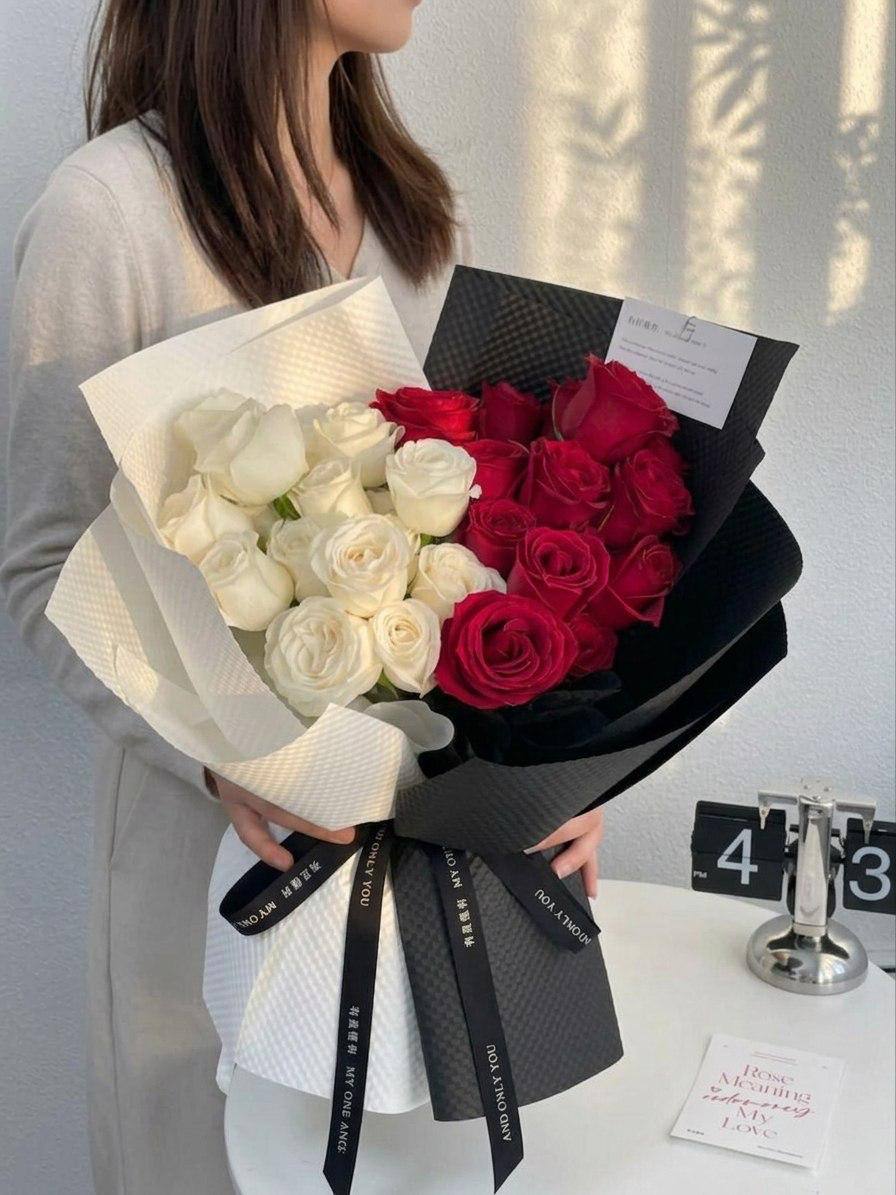 Авторский букет: «Инь и Янь»
